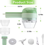 4 in 1 Portable Electric Vegetable Cutter Set