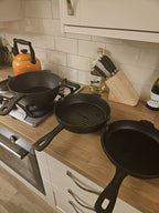 Uncoated Thick Iron Pan